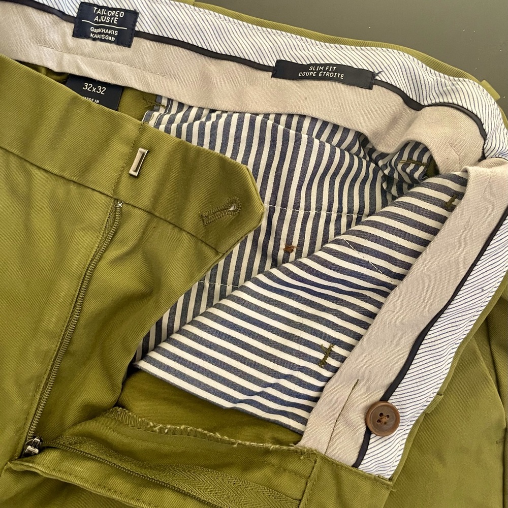 Gap Tailored Khakis